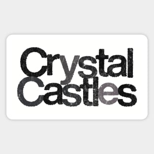 ::: Crystal Castles ::: Retro Fan Design  ::: Magnet